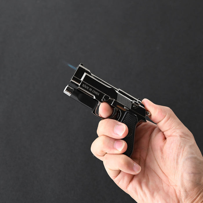 G 007 mini butane gun lighter and laser pointer 