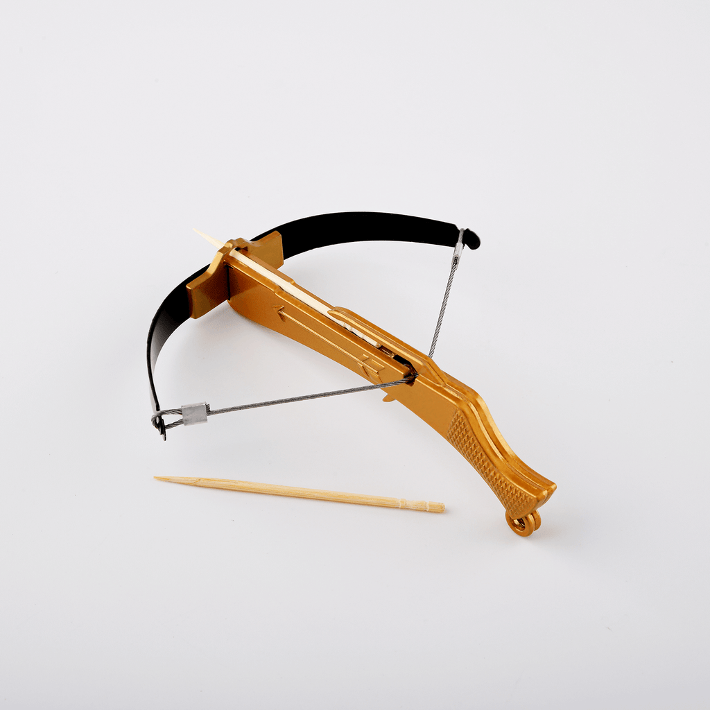 mini gold plated bowman crossbow