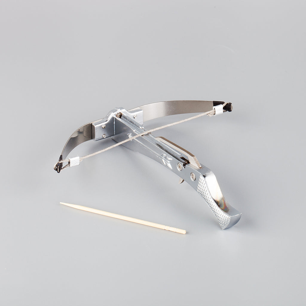 silver bowman crossbow with toothpick