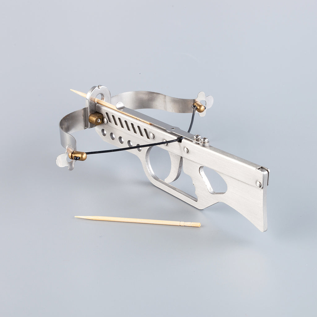 silver thorn metal crossbow with loaded toothpick