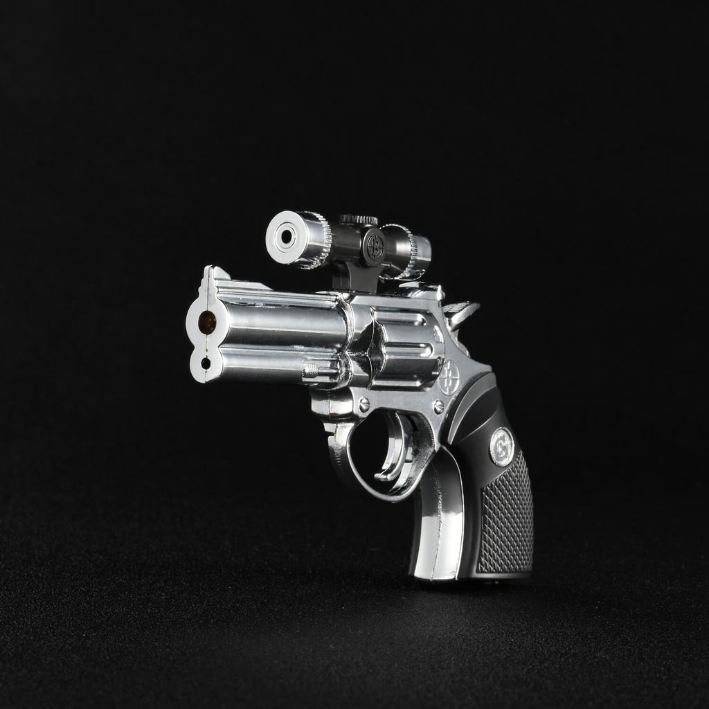 gb target mini butane gun lighter and laser pointer scope 