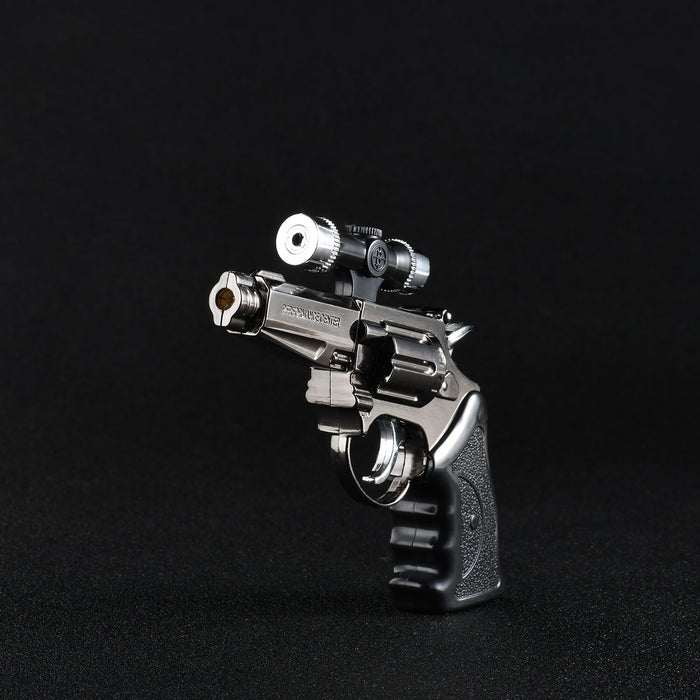 B PC butane gun lighter with laser pointer