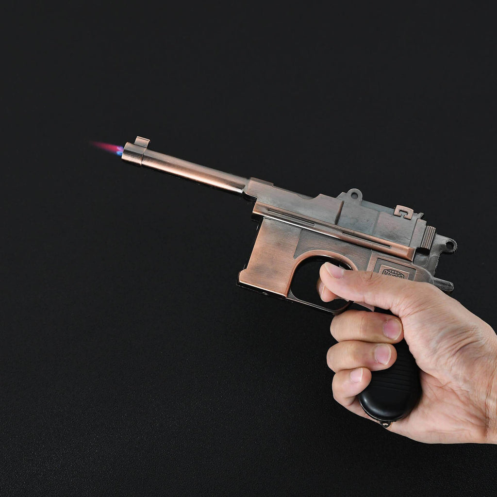 Mauser 2 butane gun lighter activated with pull of trigger