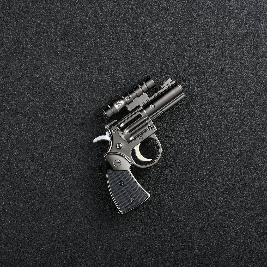 mini scope dark gray butane torch gun lighter