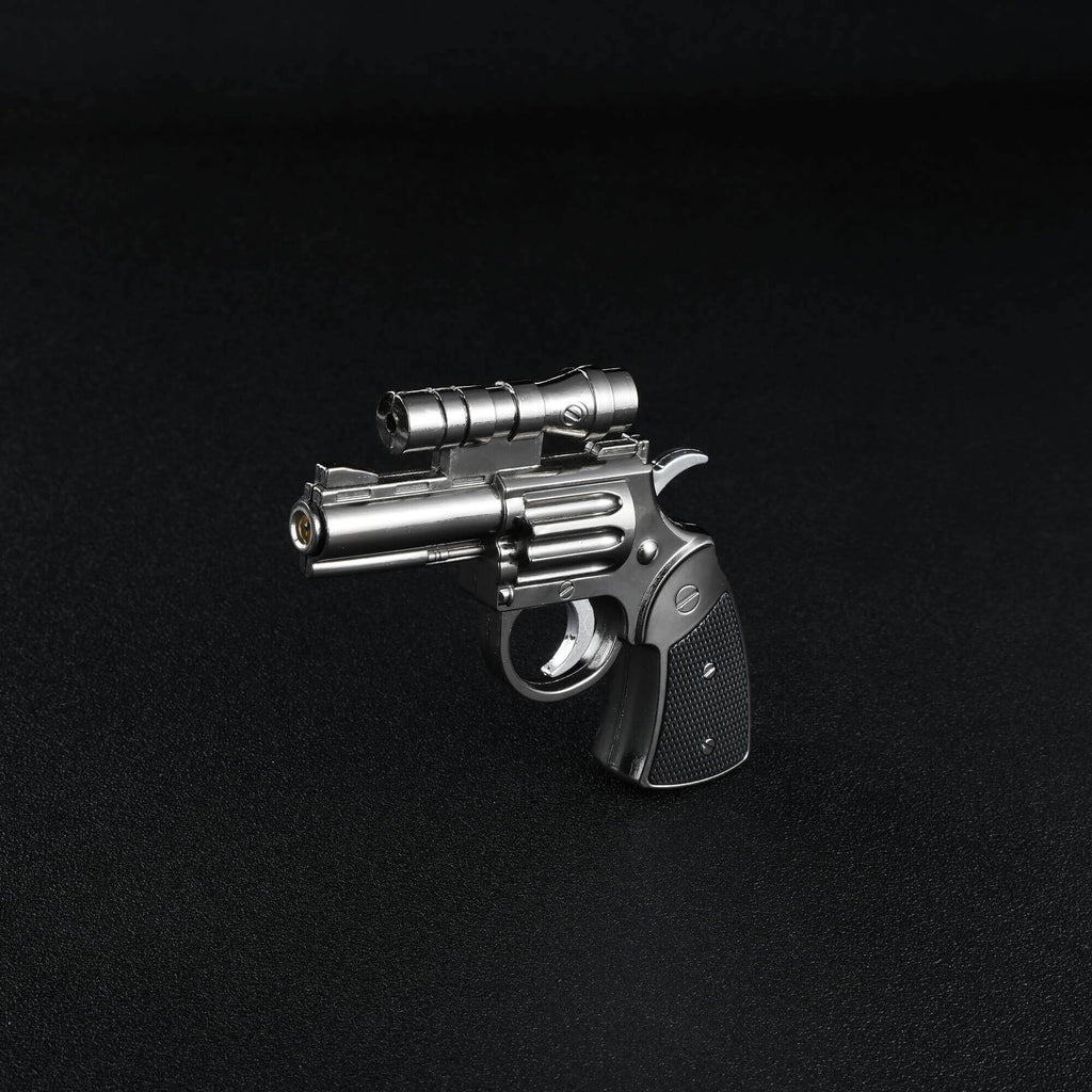 mini scope dark gray butane torch gun lighter 
